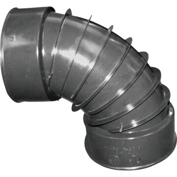 Advanced Drainage Systems 4 In. 90 Deg. Plastic Corrugated Elbow (1/4 Bend)