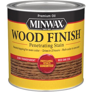 Minwax Wood Finish Penetrating Stain, Red Oak, 1/2 Pt.