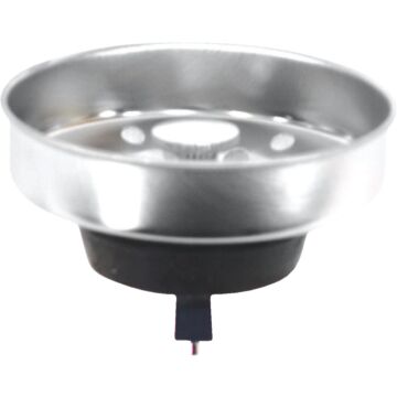 U S Hardware 1-1/2 In. Metal Basket Strainer Stopper with Post for Mobile Home