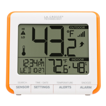 Wireless Thermometer with Indoor Humidity