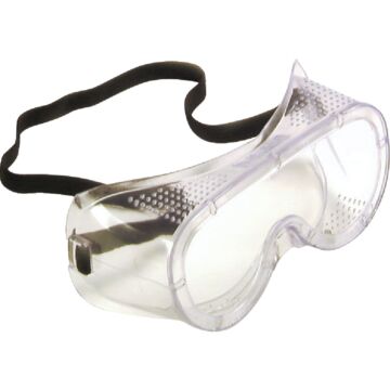 Safety Works Clear Frame Safety Goggles with Anti-Fog Clear Lenses