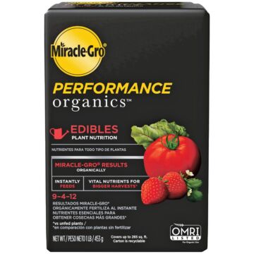 Miracle-Gro Performance Organics 1 Lb. 9-4-12 Plant Food for Edibles