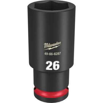 Milwaukee SHOCKWAVE™ Impact Duty 1/2" Drive 26MM Deep 6 Point Socket