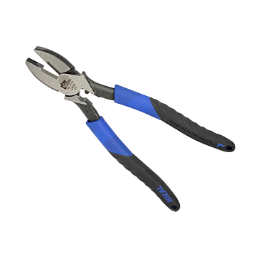 9-1/2" Linesman Plier w/New England nose, crimping die & fish tape puller - Smart-Grip™