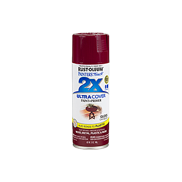 Painter's Touch® 2X Ultra Cover® Spray Paint - 2X Ultra Cover Gloss Spray - 12 oz. Spray - Gloss Cranberry