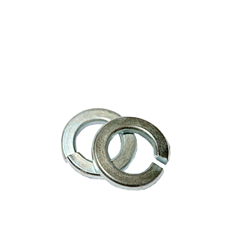 Regular Split Lock Washer, Zinc Plated, 1/2" Diameter, Cr+3