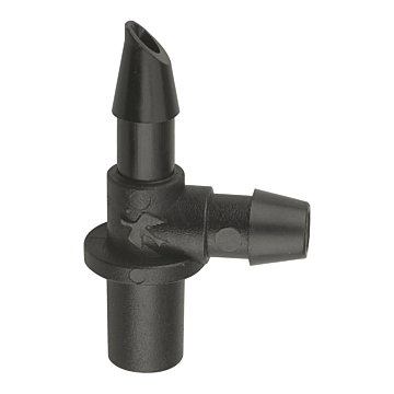 Rain Bird BE25-10S Drip Irrigation Universal 1/4" Barbed Elbow Fitting, Fits All Sizes of 1/4" Drip Tubing, 10-Pack