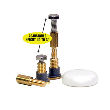 Zero Cut Bolts Toilet Mounting Bolts (2 Pack)
