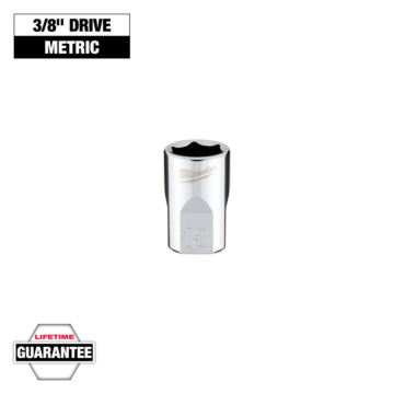 Milwaukee 3/8" Drive 13mm Metric Socket with FOUR FLAT™ Sides