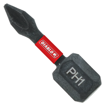 1 in. #1 Phillips Drive Bits (2-Pack)
