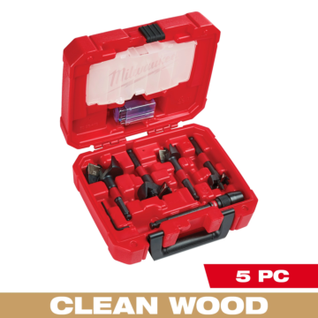 Milwaukee 5PC SWITCHBLADE™ Selfeed Bit Plumber's Kit