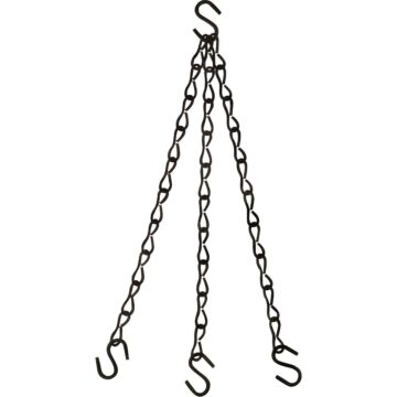 National V2661 18 In. Black Steel Hanging Plant Extension Chain