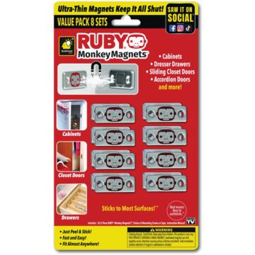 Ruby Monkey Magnets Drawer & Cabinet Closures