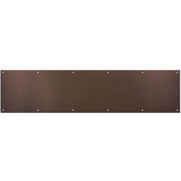 National 8 In. x 34 In. Oil-Rubbed Bronze Aluminum Kickplate