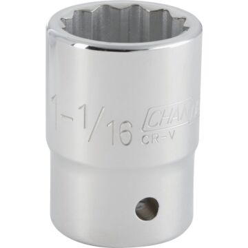 Channellock 3/4 In. Drive 1-1/16 In. 12-Point Shallow Standard Socket