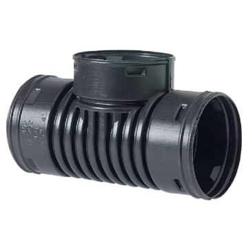 Advanced Drainage Systems 4 In. Plastic Corrugated Tee