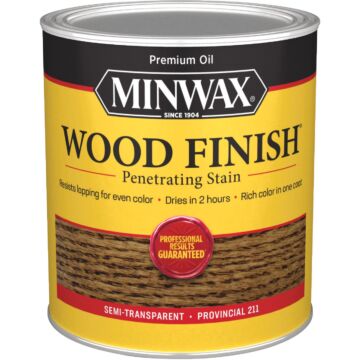 Minwax Wood Finish Penetrating Stain, Provincial, 1 Qt.