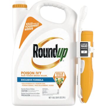 Roundup 1 Gal. Exclusive Formula Poison Ivy Plus Tough Brush Killer with Comfort Wand