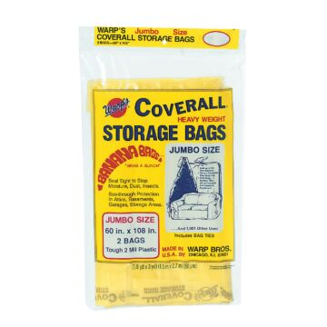 Warp's Coverall 60 In. x 108 In. Heavyweight Storage Bag (2-Count)