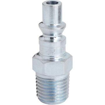 Milton 1/4 In. MPT Steel-Plated A-Style Plug