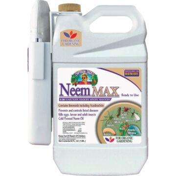 Captain Jack's Neem Max 1/2 Gal. Ready To Use Insecticide, Fungicide, Miticide, Nematicide