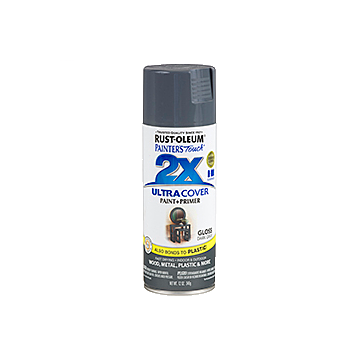 Painter's Touch® 2X Ultra Cover® Spray Paint - 2X Ultra Cover Gloss Spray - 12 oz. Spray - Gloss Dark Gray