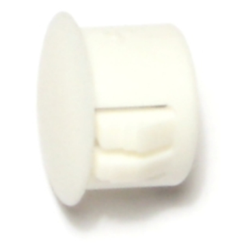 Wht Nyl Hle Plug, 1/2