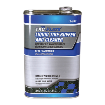 TRU-FLATE 1 qt Can Non-Flammable Liquid Buffer Cleaner