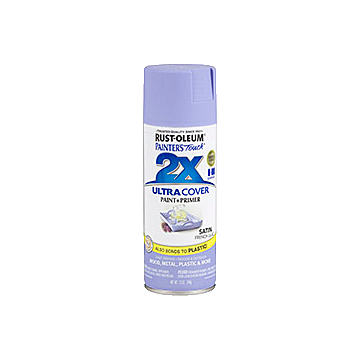 Painter's Touch® 2X Ultra Cover® Spray Paint - 2X Ultra Cover Satin Spray - 12 oz. Spray - Satin French Lilac