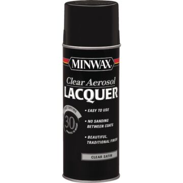 Minwax 11.5 Oz. Clear Satin Spray Lacquer