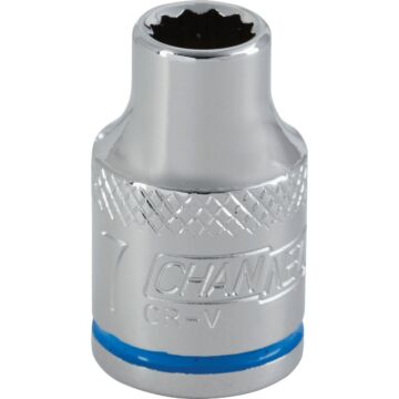 Channellock 3/8 In. Drive 7 mm 12-Point Shallow Metric Socket