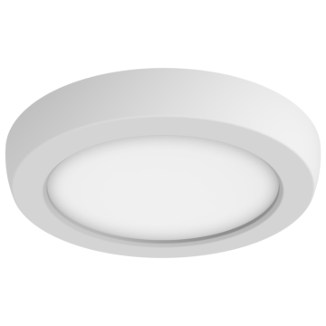 Blink - 9W; 5in; LED Fixture; CCT Selectable; Round Shape; White Finish; 120V