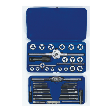 IRWIN Tap And Die Set, Fractional, 41-Piece