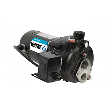 WAYNE CWS75 Jet Well Pump, 120/240 V, 0.75 hp, 1-1/4 in Suction, 3/4 in Discharge Connection, 90 ft Max Head, 462 gph