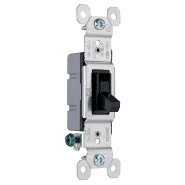 Pass & Seymour TradeMaster Grounding Toggle Switch 660BKG