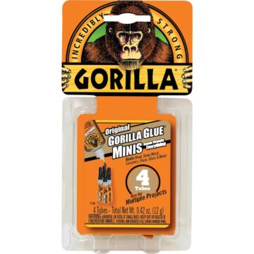 Gorilla 0.42 Oz. Original All-Purpose Glue Minis (4-Pack)