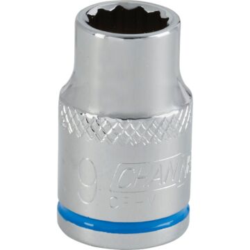 Channellock 3/8 In. Drive 9 mm 12-Point Shallow Metric Socket