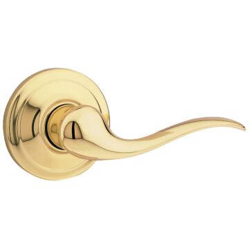 Kwikset Signature Series Polished Brass Tustin Privacy Door Lever 