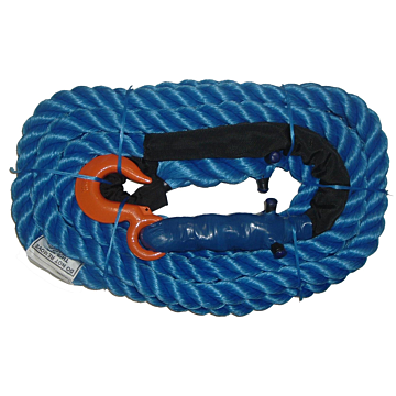Custom Rope 30 ft 1 Hook 37500 lb Tow Rope