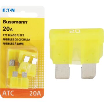 Bussmann 20-Amp 32-Volt ATC Blade Automotive Fuse (4-Pack)