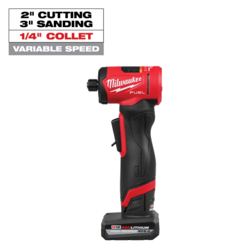Milwaukee M12 FUEL™ 1/4" Right Angle Die Grinder Kit