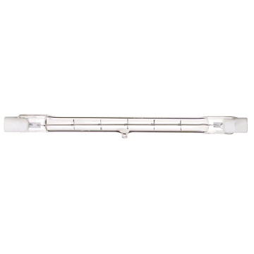 Satco 300 Watt - Halogen - T3 - Clear - 1500 Average rated hours - 5300 Lumens - Double Ended base - 120 Volt - 2-Card
