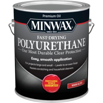 Minwax VOC Satin Fast-Drying Interior Polyurethane, 1 Gal.