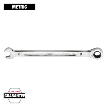 Milwaukee 8mm Metric Ratcheting Combination Wrench