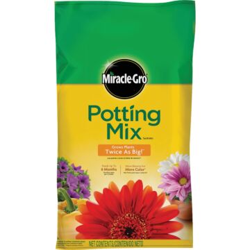 Miracle-Gro 1 Cu. Ft. 32-1/2 Lb. All Purpose Indoor & Outdoor Plants Potting Mix