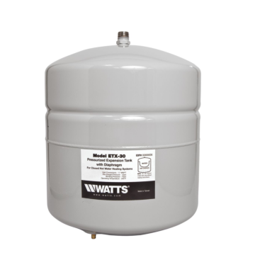 Non-Potable Water Expansion Tank, Tank Volume 4.5 Gallons, Mounts To Supply Piping, 1/2 In Mnpt Connection
