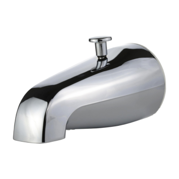 Universal Tub Spout w/ Diverter in Chrome