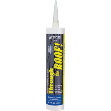 Through the Roof! 10.5 Oz. Cartridge Clear Cement & Patching Sealant
