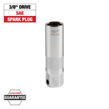 Milwaukee 3/8" Drive 9/16" Spark Plug Socket