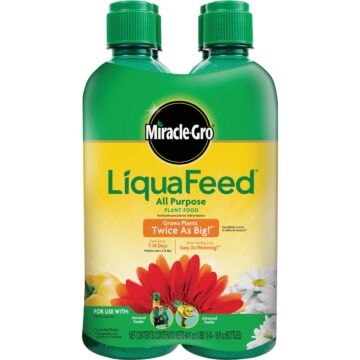 Miracle-Gro LiquaFeed 16 Oz. Ea. 12-4-8 Ready To Use Liquid Plant Food (4-Pack)